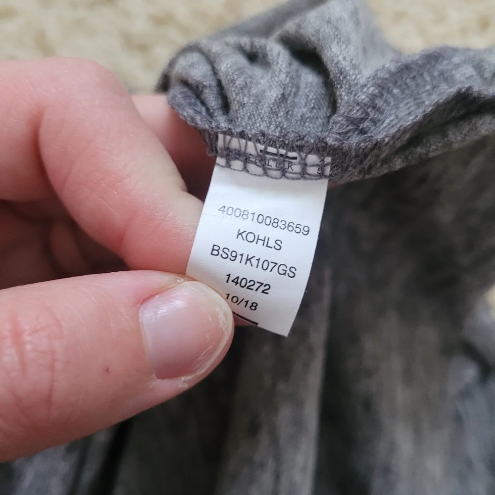 NWT Sonoma The Everyday Polo Gray Boys 5 Preppy Summer Spring Event